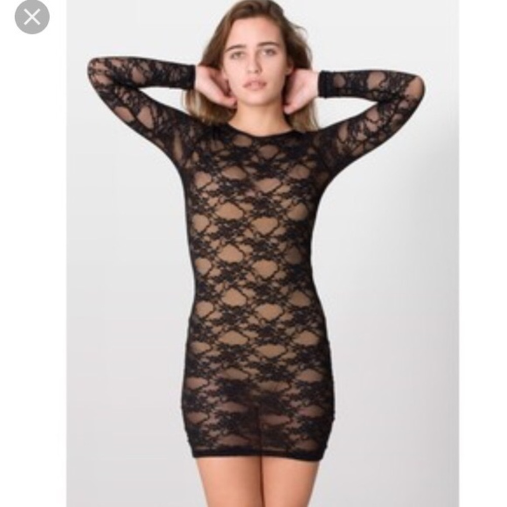 Lace mini dress